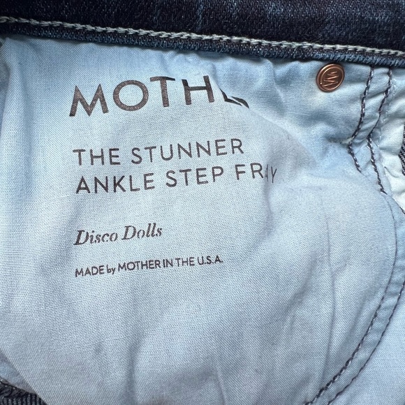 MOTHER The Stunner Ankle Step Fray Disco Doll- 27 - Picture 12 of 13